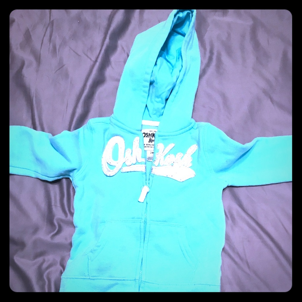 Oshkosh baby zip up sweater